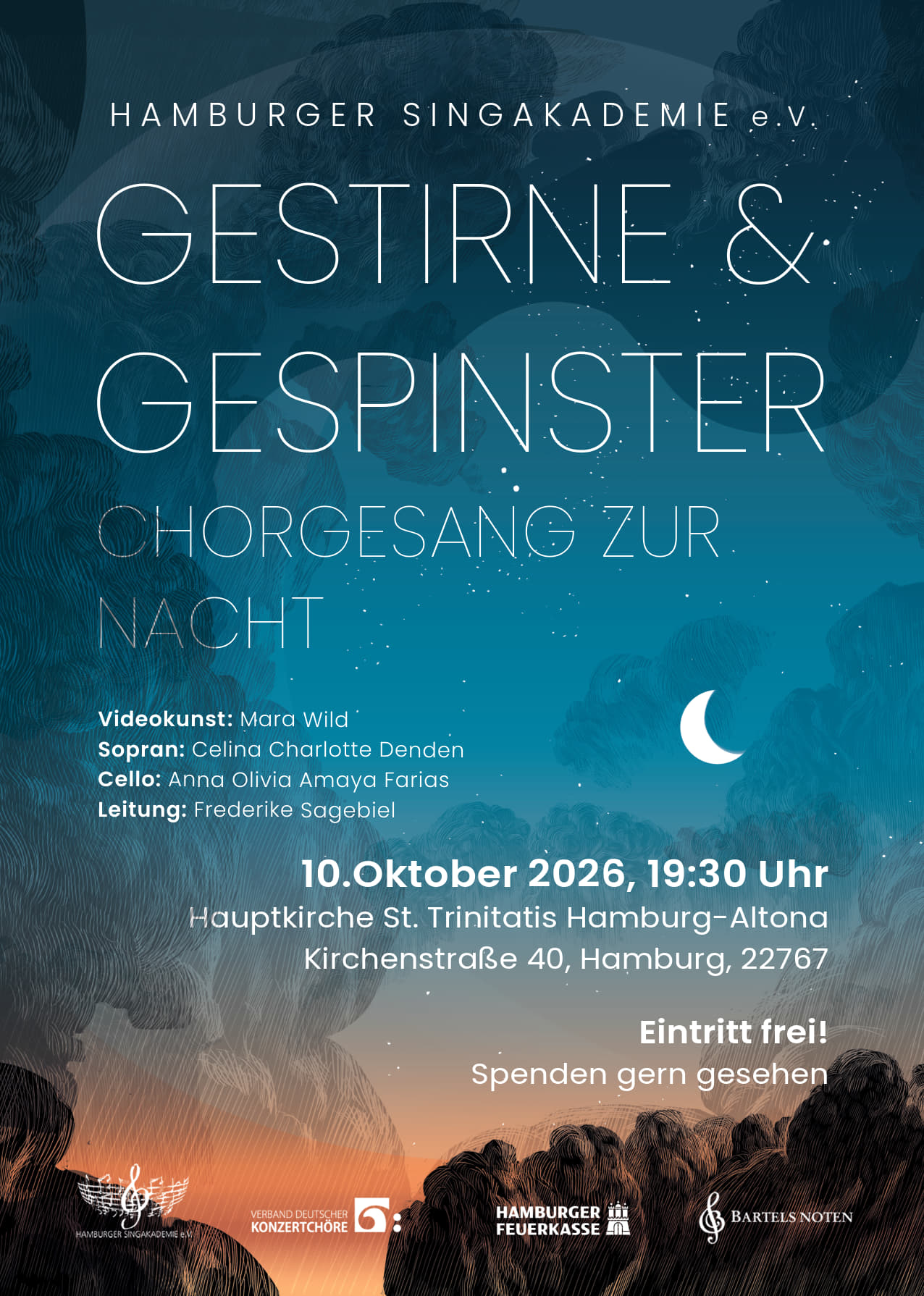 Gestirne und Gespinster – Chorgesang zur Nacht